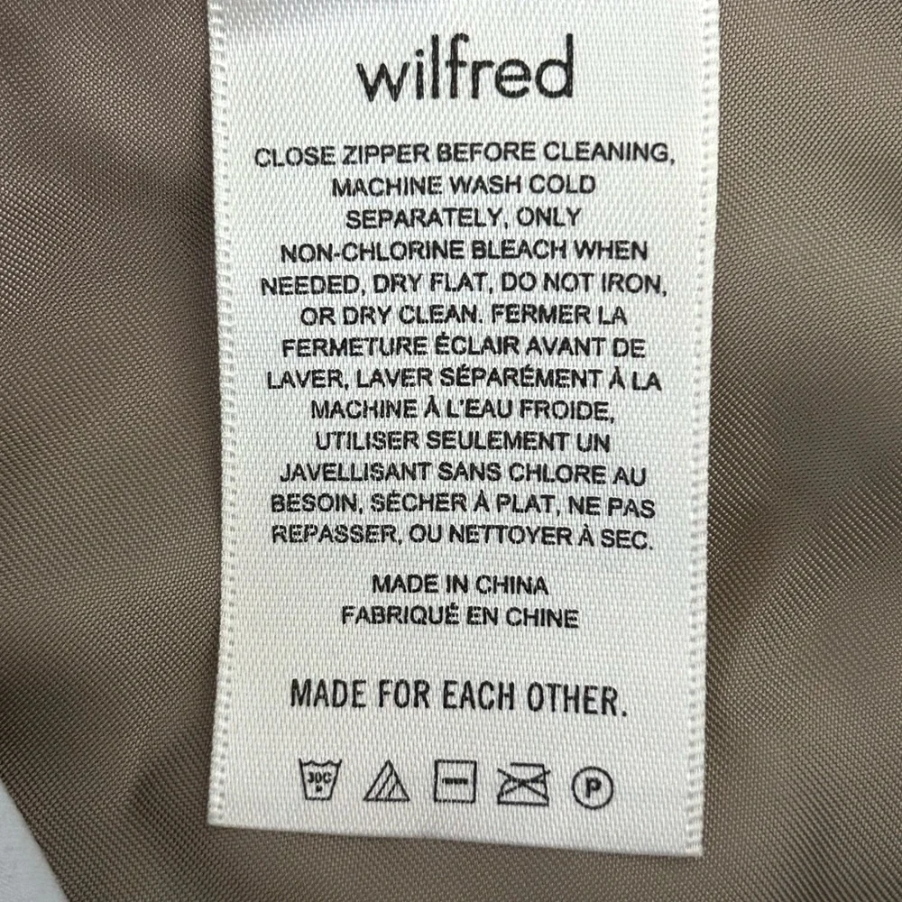 Wilfred Melina Pant Vegan Leather Dry Sage Size 10 NWT